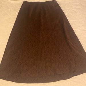 Abercrombie and Fitch satin midi skirt